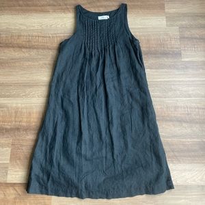 Linen Dress Vineyard Vines Black High Neck Pleated Dress Fall Dress